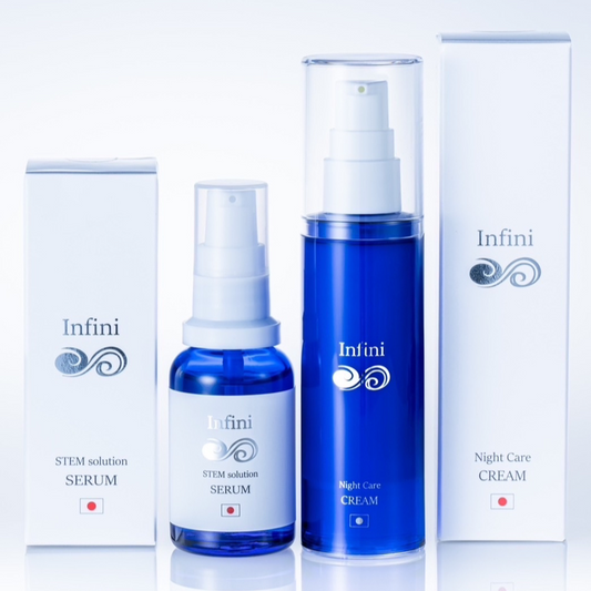 Infini stem solution serum・night care cream | アンフィニ ステムソリューションセラム ・ ナイトケアクリーム 2本セット